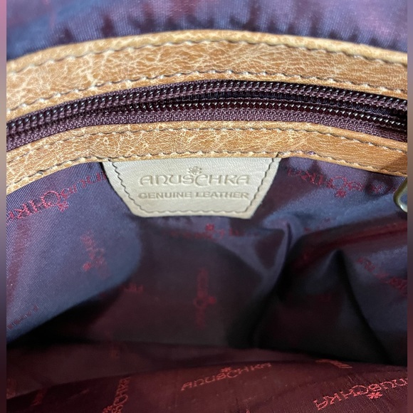 Anuschka Hand Pained Floral Shoulder Bag - Picture 6 of 7